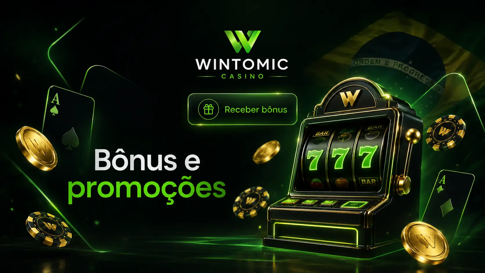 Bônus e promoções disponíveis para o Brasil